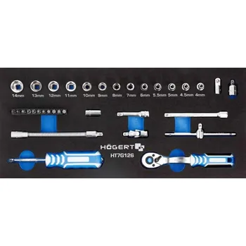 Gola sada Gola sada 1/4" ve vložce do dílenského vozíku Högert Germany
