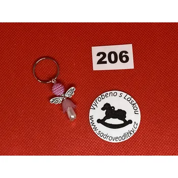 HandMade by VeJa Přívěšek - andílek pro štěstí/ radost č.206