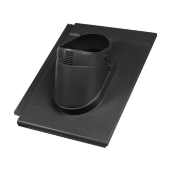 betonová krytina BRAMAC Taška průchozí DuroVent Tegalit černá