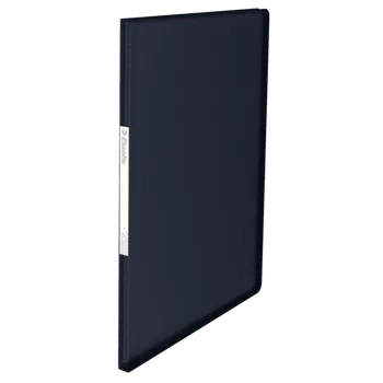 Archivační box Katalogová kniha Esselte VIVIDA A4 měkká, 20 kapes, černá