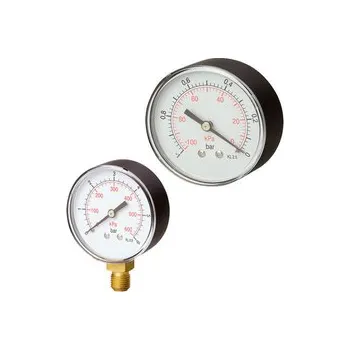 Kompresor Manometr 60 0-16 bar 1/4" - boční vývod