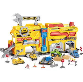 autíčko Wiky Vehicles Stavební stanice přenosná 55x20x25 cm