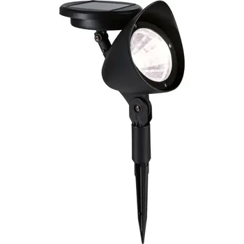 Paulmann Solární LED zapichovací spot Solena IP44 3000K, černá