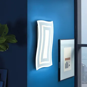 Lampička FISCHER & HONSEL Nástěnné svítidlo Gorden LED, bílé, výška 43 cm, kov, CCT bílá LED 19 W celkem - Doprava zdarma