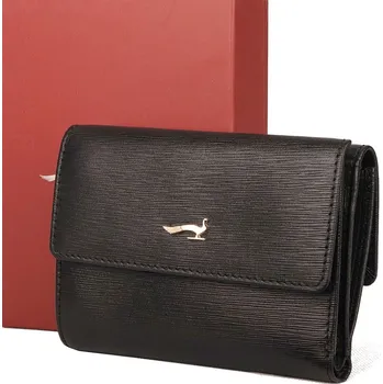 Peněženka Luxusní dvouoddílová černá kožená peněženka Marta Ponti no. 001