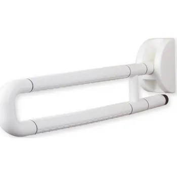 Madlo do koupelny Madlo pro invalidy, sklopné, 60 cm, bílá barva (43216) HOPA