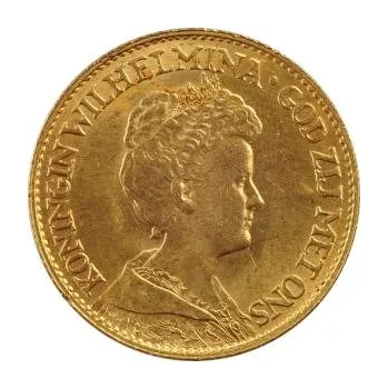 10 Gulden zlatá mince Wilhelmina