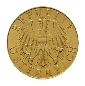 25 šilinků zlatá mince Rakousko