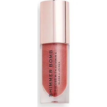 Přípravek na rty Makeup Revolution Shimmer Bomb Lip Gloss - Lesk na rty 4,5 ml - Sparkle
