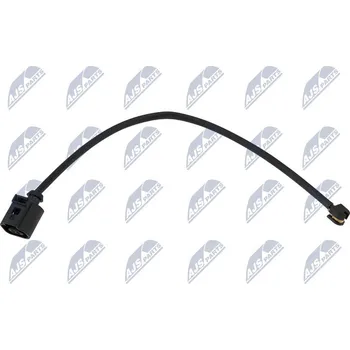 Brzdová destička Výstražný kontakt, opotřebení obložení NTY HCZ-VW-000