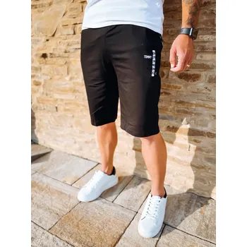 Pánské kraťasy Pánské teplákové kraťasy Tommy Life černé, VELIKOST XL