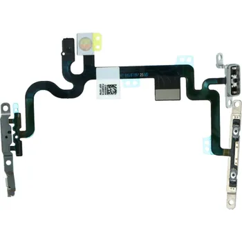 Flex kabel tlačítka napájení a hlasitosti s kovovým držákem pro iPhone 7 Ori