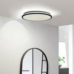 Lindby LED stropní svítidlo Glane, Ø 38 cm, černá/bílá, IP44 černá, bílá LED 24 W celkem