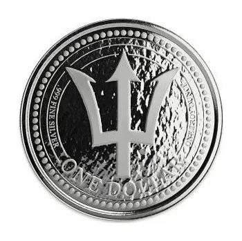 1 unce stříbrná mince Barbados Trident 2018