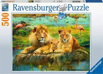 Puzzle Ravensburger Lví rodina 500 dílků