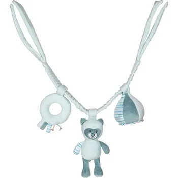 Hračka pro kočku PETITEMARS Závěsná hračka pro kočky Mike 14x16x13 tyrkysová