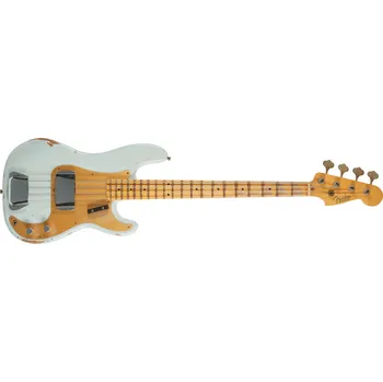 Baskytara Fender Custom Shop 58 Precision Bass Relic Aged Sonic Blue + prodloužená záruka 3 roky