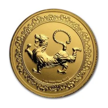 Sběratelství 1 unce zlatá mince Niue Celestial Animals - tygr 2019