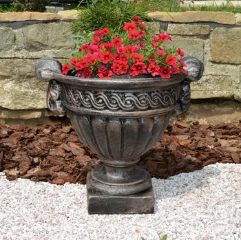 Květináč Roto VAZE S - bronzově hnědá / průměr 370 x 400 mm