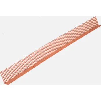 Větrací mřížka plastový pás Barva: cihlově červená, Délka: 1 (m), Výška: 60 mm