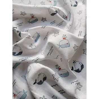 látková plena Látková plena s potiskem Moře 70/70