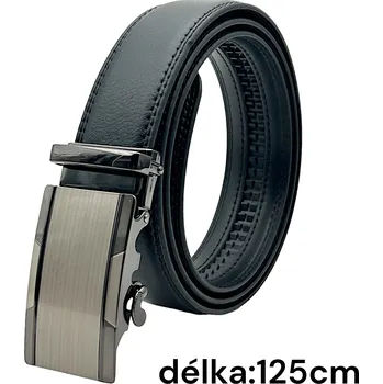 Opasek KUTTI Automat Pánský pásek černá přezka kovová Kód:K12 Velikost: 125cm