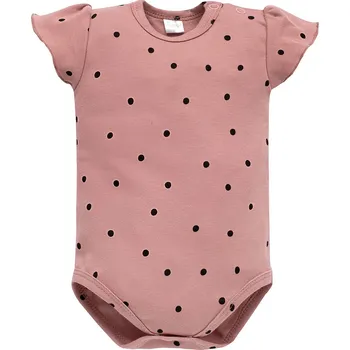 Kojenecký body PINOKIO Tres Bien Body s krátkým rukávem Pink Velikost (od výrobce): 92