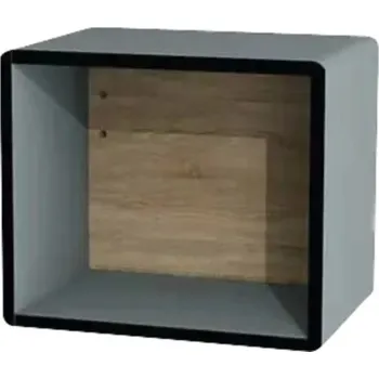 Koupelnový nábytek Nástěnný regál do koupelny Devo Sonus 2.0 fjordová zelená 38 x 32,5 x 28 cm SO2-SWO380x325-F72