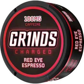 Káva GR1NDS GRINDS 100mg RED EYE ESPRESSO
