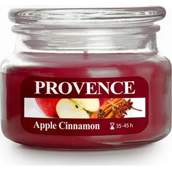 Svíčka Vonná svíčka ve skle PROVENCE 45 hodin jablko a skořice