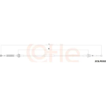 Tažné lanko, ruční převodovka, , COFLE, 92.2CB.PE011