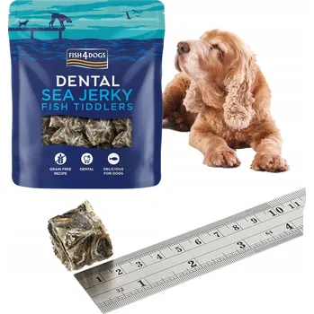 Pamlsek pro psa Fish4Dogs Sea Jerky Tiddlers 115g - Pamlsky z mořských ryb pro psy