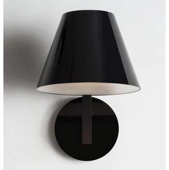 Lampička Artemide La Petite-černé designové nástěnné světlo - Ø stínidla 19,4 cm černá 1 x 6 W LED - Doprava zdarma