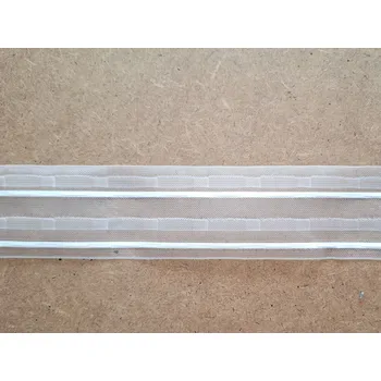 Uchycení záclony a závěsu Snový svět Záclonovka 2 - tužkové řasení, transparentní, 50 mm