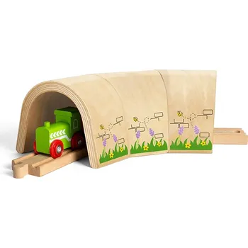 Vláček a vláčkodráha Bigjigs Rail Zakřivený tunel