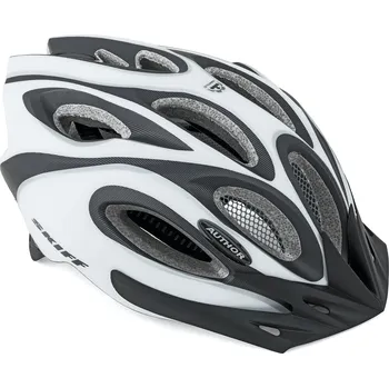 Cyklistická přilba Přilba Author Skiff Inmold 52-58cm - 201 bílá/černá-matná