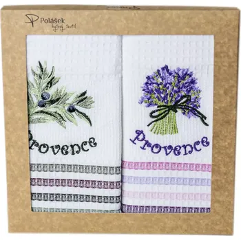 Utěrka Vyšívané vaflové Utěrky - dárková sada 2 ks č.4