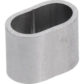 Nerezová lisovací spojka pro dvě lanka ø1,5mm - ø6mm, AISI 316 3 (NL-LSS3)