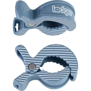 Držák na kočárek LODGER Swaddle Clip print 2balení Ocean-Stripe