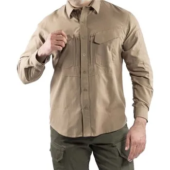 Pánská košile Pánská košile VAVWEAR TACTEC01 3XL Béžová