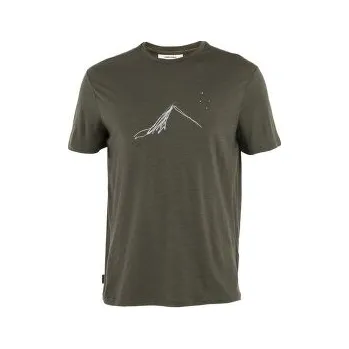 Icebreaker Merino 150 Tech Lite SS Tee Southern Constellation Men LODEN zelená XL