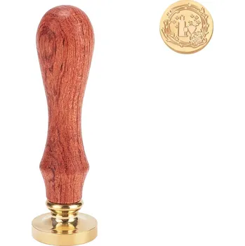 Razítko Pečetní razítko, LÁHEV S RŮŽÍ, 7,8x2,2 cm, 1ks