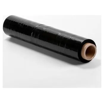 Obalový materiál Ruční stretch folie, šíře 500mm stretch folie černá 160m (23 µm, váha 2,3kg)