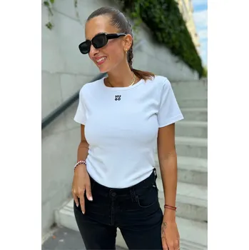 Dámské tričko Dámské tričko HUGO 50512002 bílé Velikost: M