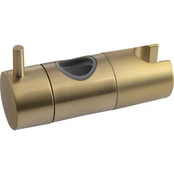 Tyč na sprchový závěs Sapho Držák pro sprchovou tyč 23 mm ABS/zlato mat NDSZ139GB