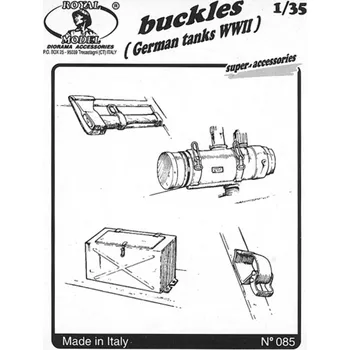 Plastikový model Royal Model 1/35 Buckles German tank