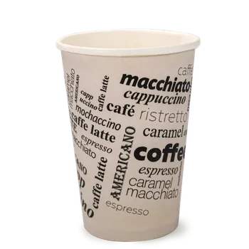 Jednorázové nádobí EcoPack Papírový kelímek 0,3 l CTG O80mm nápojový bílý s potiskem ba1/50 ks Balení: 50