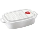 Plastová dóza do mikrovlnné trouby HEIDRUN s víkem 1,5l.