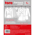 TORO Ochranný vak na oděv, 5 ks