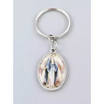 Přívěsek na klíče placička - Panna Marie 2